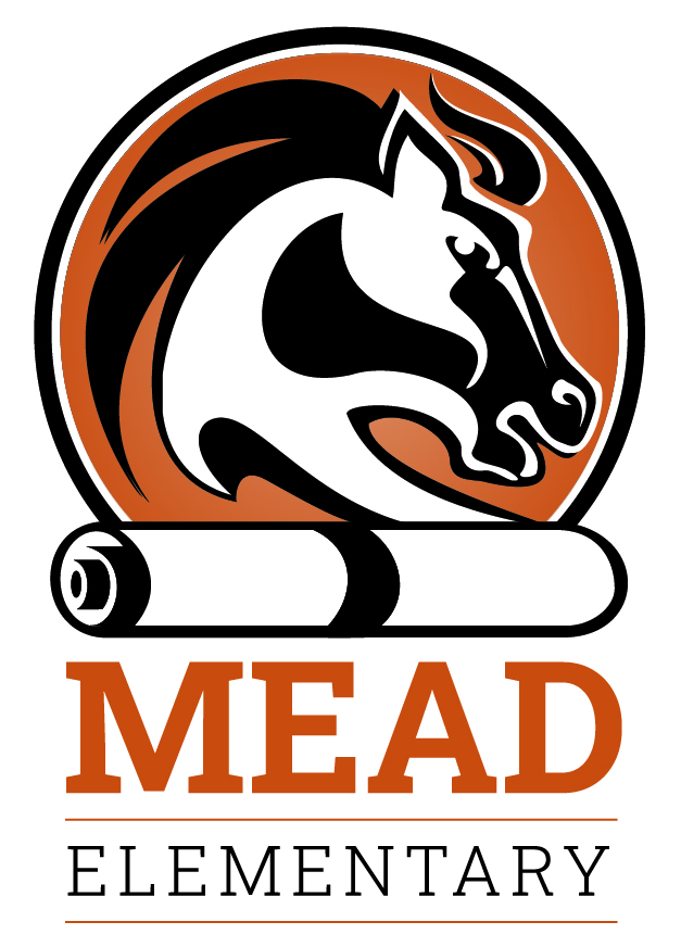 Mead Elementary Mustang Logo